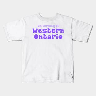 University of Western Ontario Kids T-Shirt